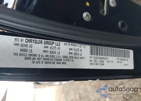 2013 Dodge Challenger Rallye Redline from USA, damaged, VIN 2C3CDYAG0DH562756